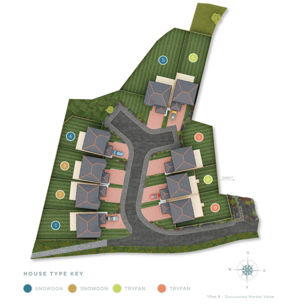 hafan y glyn site map